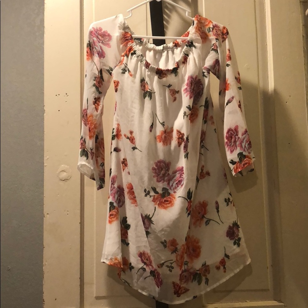 Off the shoulder dress